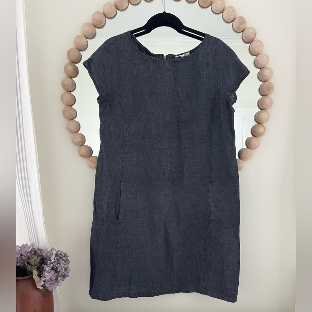 Eileen Fisher Charcoal Gray Dress